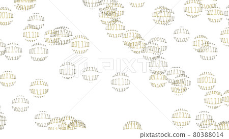 A myriad of rows of numbers 0 and 1 on a large number of spheres A myriad of rows of numbers 0 and 1 on a large number of spheres 80388014