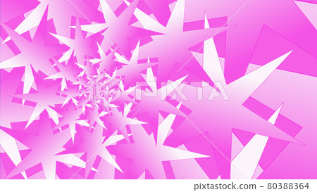 CG星星由許多星形組成的幾何背景素材 80388364