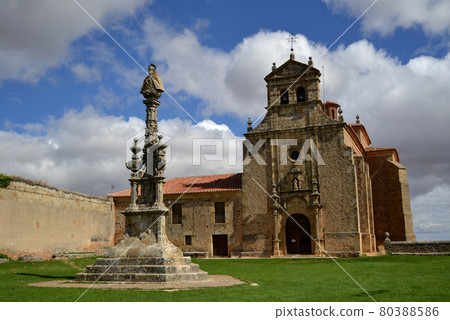 SORIA, SPAIN - 26 September 2012: Old hermitage dedicated to San Saturio in Soria. 80388586