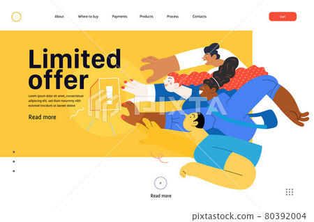 Discounts, sale, promotion, web template. Flat vector Discounts, sale, promotion, web template. Flat vector 80392004