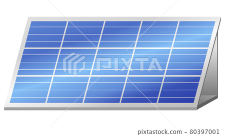 Illustration of a solar panel 80397001