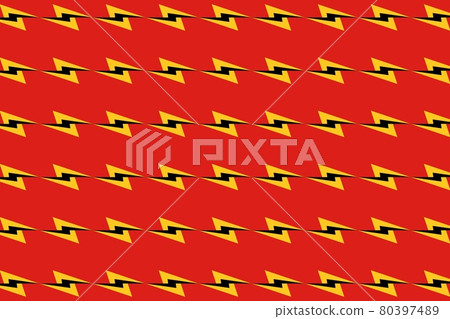 Simple geometric pattern in the colors of the national flag of East Timor 80397489
