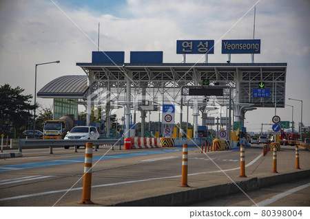 Highway toll gate Highway toll gate 80398004