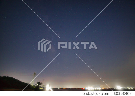 Chiba Prefecture Summer Starry Sky Sodegaura Seaside Park 80398402
