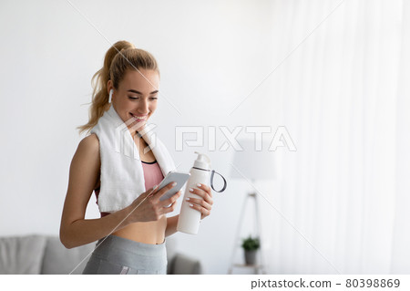 Coronavirus, be safety, water balance, body and beauty care at home 80398869
