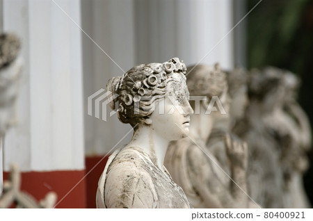 Palace of Ahilleo, island Corfu, city of Corfu, Ionian sea, Greece 80400921