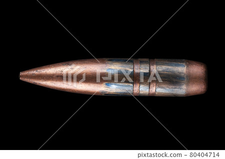 The 12.7mm bullet firing from a 12.7 mm heavy machine gun DShK or anti-materiel sniper rifle used by the former Soviet Union The 12.7mm bullet firing from a 12.7 mm heavy machine gun DShK or anti-materiel sniper rifle used by the former Soviet Union 80404714