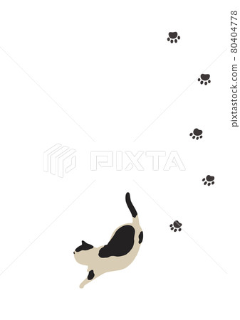 Walking cat-Brindle cat Walking cat-Brindle cat 80404778