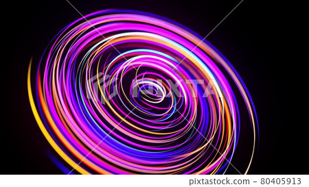 Motion graphics, sci-fi bg. Stream of multicolor neon lines form spiral shape, curls and pattern. Abstract background with light trails, Modern trendy motion design bg. Light flow bg. 3d render Motion graphics, sci-fi bg. Stream of multicolor neon lines form spiral shape, curls and pattern. Abstract background with light trails, Modern trendy motion design bg. Light flow bg. 3d render 80405913