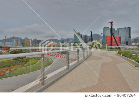 the seasonal walkways at Kai Tak Sky Garden, HK 25 June 2021 80407264
