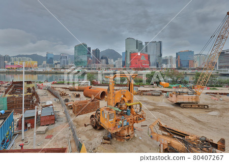 the under construction at Kai Tak Development, hk 25 June 2021 the under construction at Kai Tak Development, hk 25 June 2021 80407267