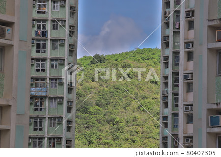 Apartment block in Hang Hau, Hong Kong 11 July 2021 Apartment block in Hang Hau, Hong Kong 11 July 2021 80407305