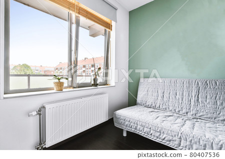 Bright interior design of a luxury house 80407536