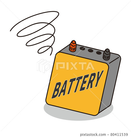 需要保養的汽車電瓶 需要保養的汽車電瓶 80411539