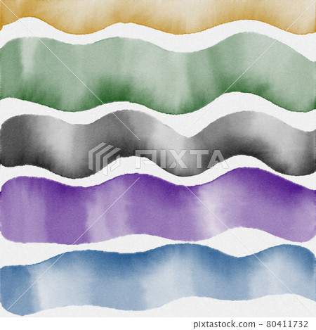 Abstract vintage oriental watercolor ink texture 80411732