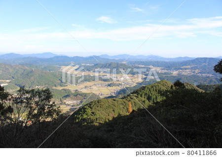 從龍門峽山入口到山頂（Tendoiwa）的爬山路線的視圖 80411866