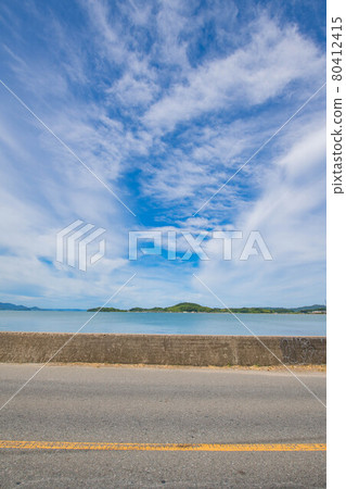 Coastal street scenery Coastal street scenery 80412415
