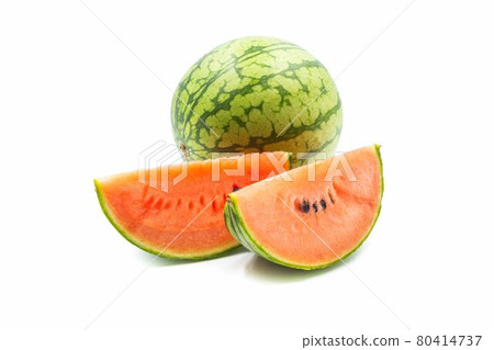 Watermelon: Small watermelon from Gunma Prefecture (Hitorijime) 80414737