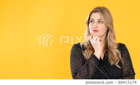 obese beauty body positive pensive curvy woman obese beauty body positive pensive curvy woman 80415174