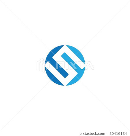 Business S letter logo design 80416184