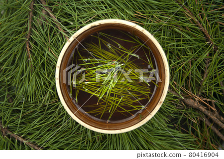 Healthy beverage tea in old cup. Healthy beverage tea in old cup. 80416904