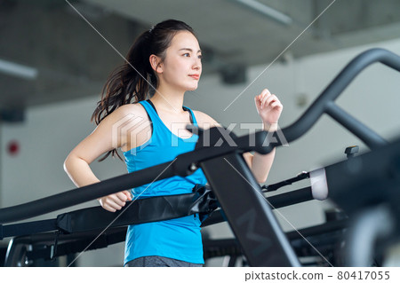 健身運動健身房跑步訓練運動 80417055