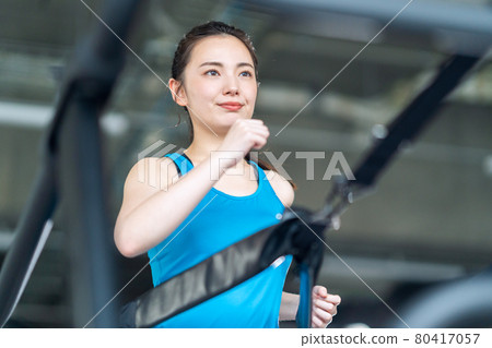 健身運動健身房跑步訓練運動 80417057