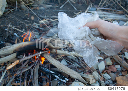 Plastic bag burn Plastic bag burn 80417976