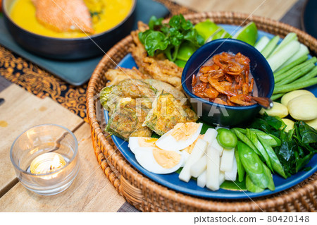 shrimp chili paste Thai southern food shrimp chili paste Thai southern food 80420148