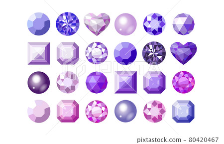24顆紫色寶石 80420467