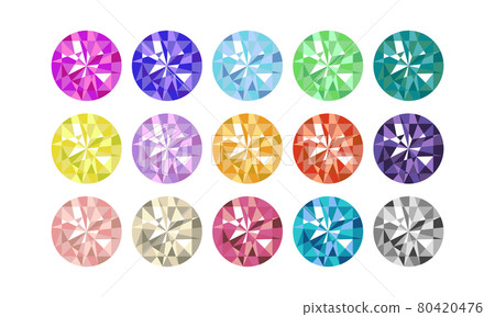 15 colored diamonds 80420476
