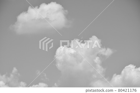 有趣形狀的雲(單色) 藝術雲(單色) 有趣形狀的雲(單色) 藝術雲(單色) 80421176
