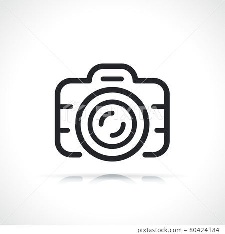 photo camera thin line icon - Stock Illustration [80424184] - PIXTA