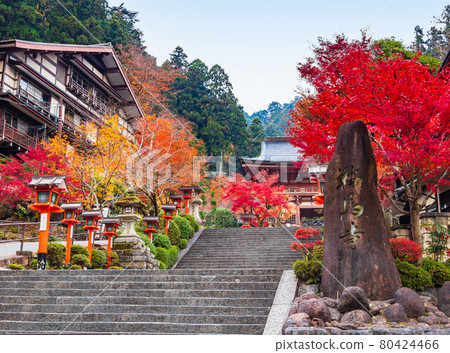 Kurama Temple in Kyoto in autumn 80424466