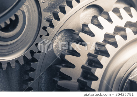 engine gear wheels, industrial background engine gear wheels, industrial background 80425791