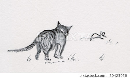 Cat and mouse Cat and mouse 80425956