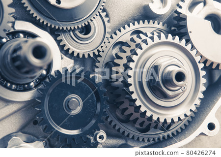 engine gear wheels, industrial background engine gear wheels, industrial background 80426274