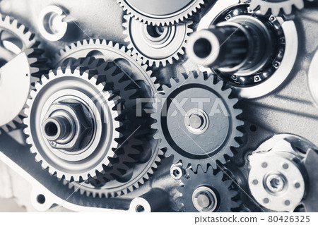 engine gear wheels, industrial background engine gear wheels, industrial background 80426325