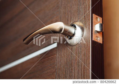 door handle, closeup view door handle, closeup view 80426662