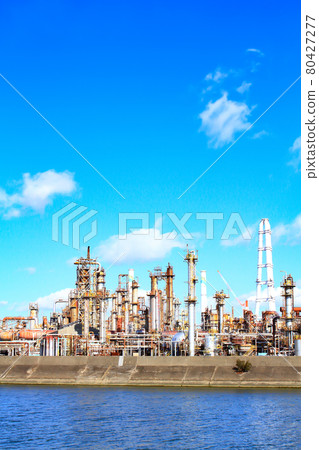 工廠設施所在的四日市園區的風景 80427277