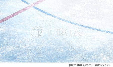 Blank ice skates surface background mockup, top view Blank ice skates surface background mockup, top view 80427579