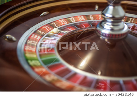 Picture of a classic casino roulette wheel. Picture of a classic casino roulette wheel. 80428146