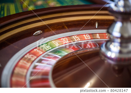Picture of a classic casino roulette wheel. Picture of a classic casino roulette wheel. 80428147
