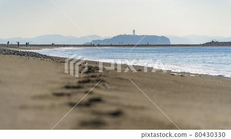 Scenery of the Chigasaki coast [Chigasaki City, Kanagawa Prefecture] 80430330