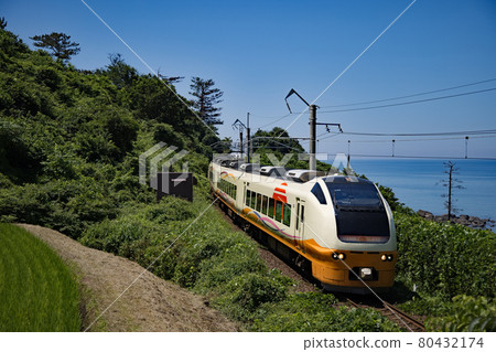 Sea of Japan and Limited Express Inaho 80432174
