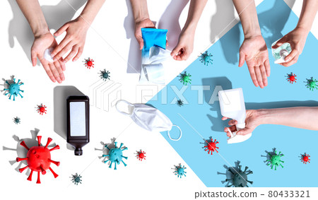 Prevent virus and germs Prevent virus and germs 80433321