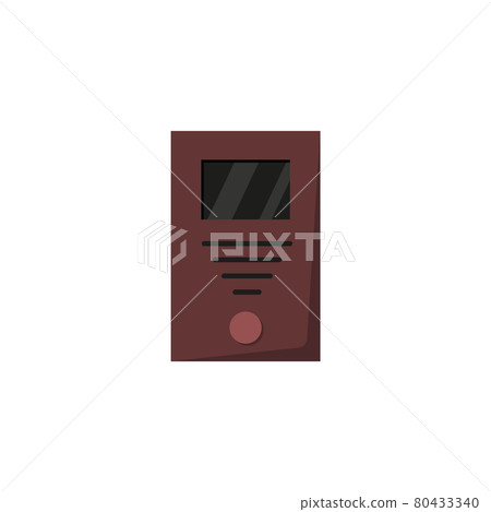 Outdoor door intercom, button bell and microphone for access in premise. Outdoor door intercom, button bell and microphone for access in premise. 80433340