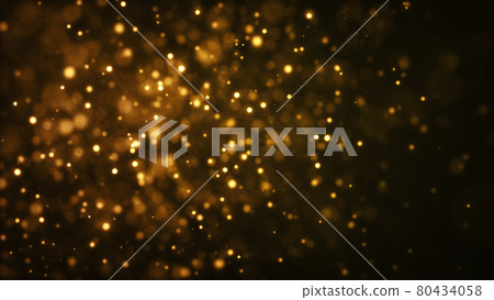 Sparkling ball bokeh particle background material 80434058