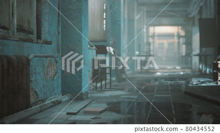 interior of the abandoned soviet building interior of the abandoned soviet building 80434552