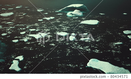ice icebergs in Greenland at summer 80434571
